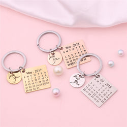 Personalized Calendar Keychain