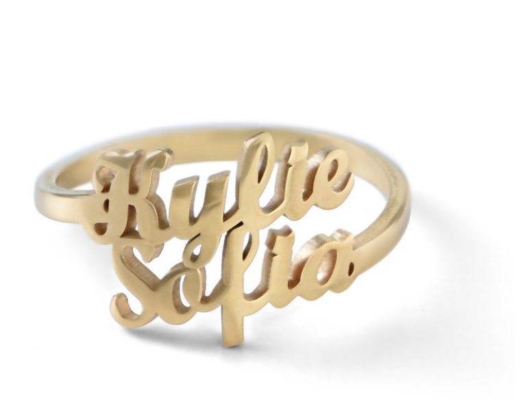 Personalized Ring with Two Names