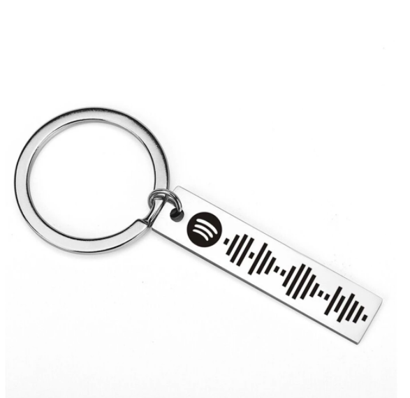 Personalized Spotify Keychain