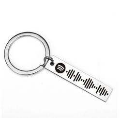 Personalized Spotify Keychain