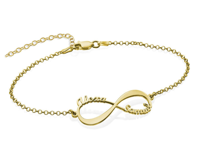 Infinity Bracelet with 2 Names